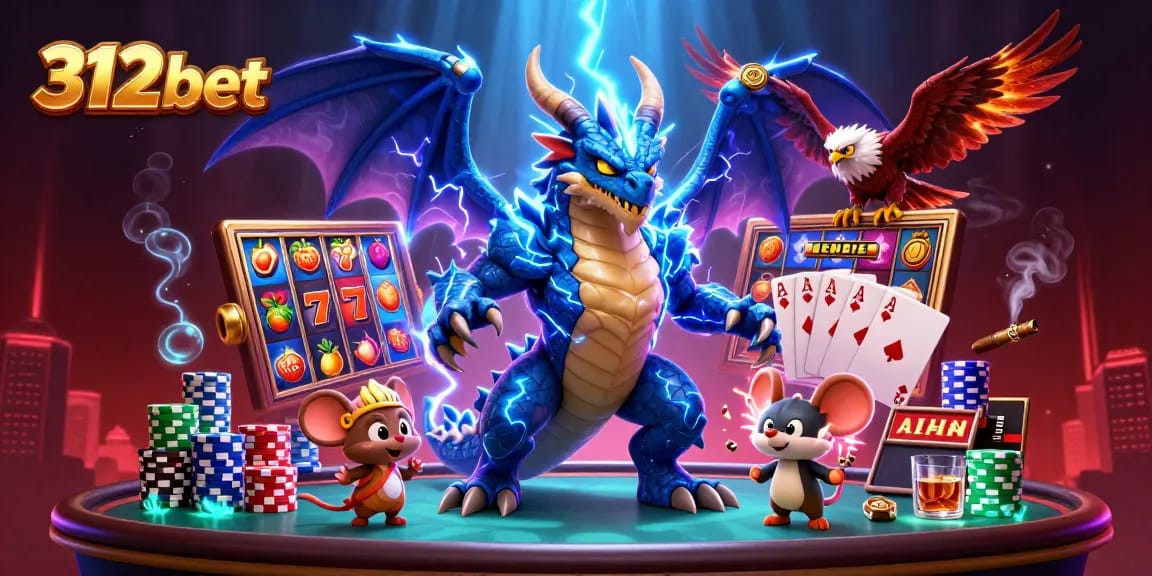 Spin the reels at 312bet with colorful slot games and electrifying characters.