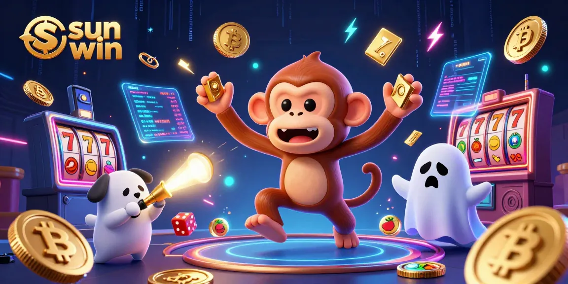 Engage with the thrilling sun win experience at a haunted casino with whimsical characters!