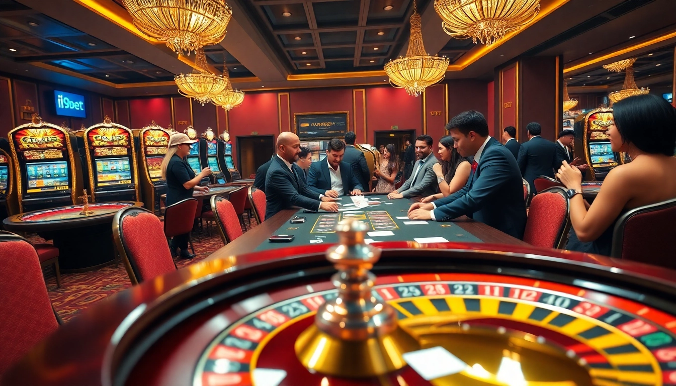 Experience the thrill of betting at i9 bet casino with vibrant games and professional dealers.