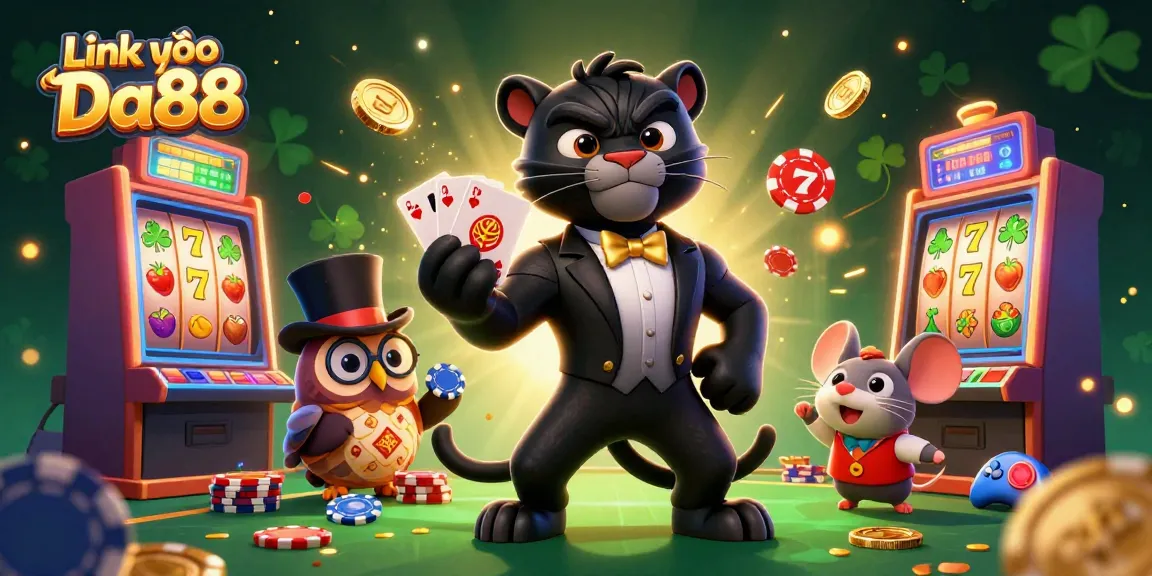 Experience top-notch gameplay at Link vào Da88 with our stylish characters and vibrant casino elements.