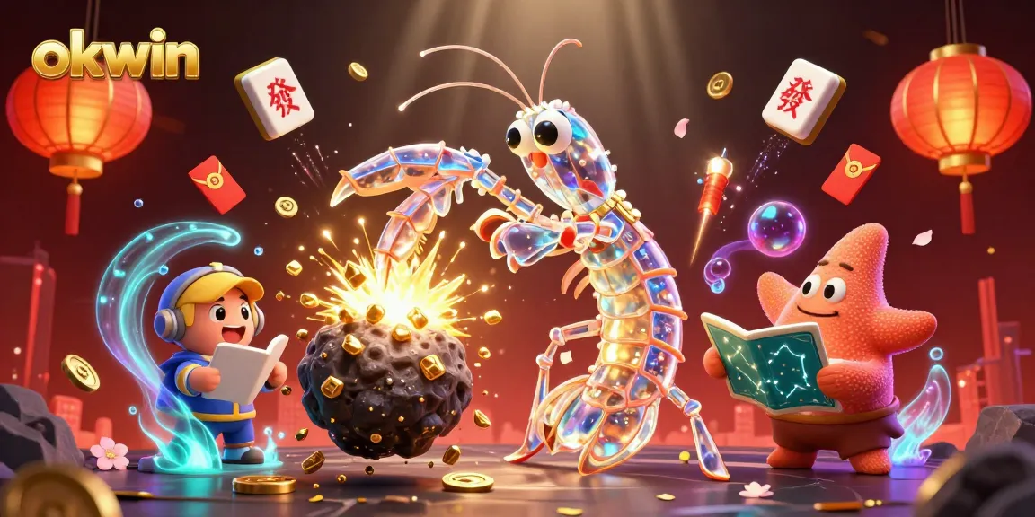 Experience thrilling casino action with OKWIN, featuring vibrant characters and dynamic game elements.