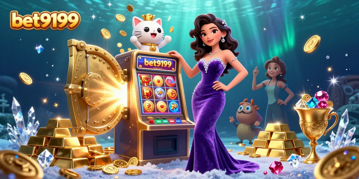 Experience thrilling jackpots at bet9199 with vibrant 3D visuals of games and fortune.