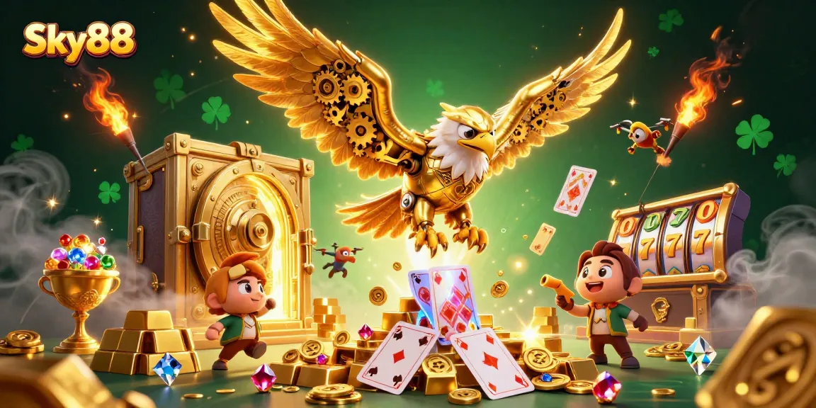Experience thrilling gameplay and chances to win with Sky88's vibrant casino scene.