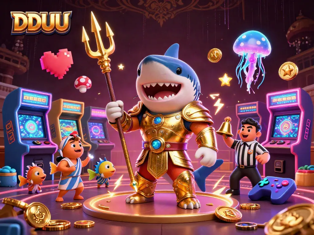 Engage with DDUU's vibrant casino adventure featuring dynamic characters and colorful game elements.