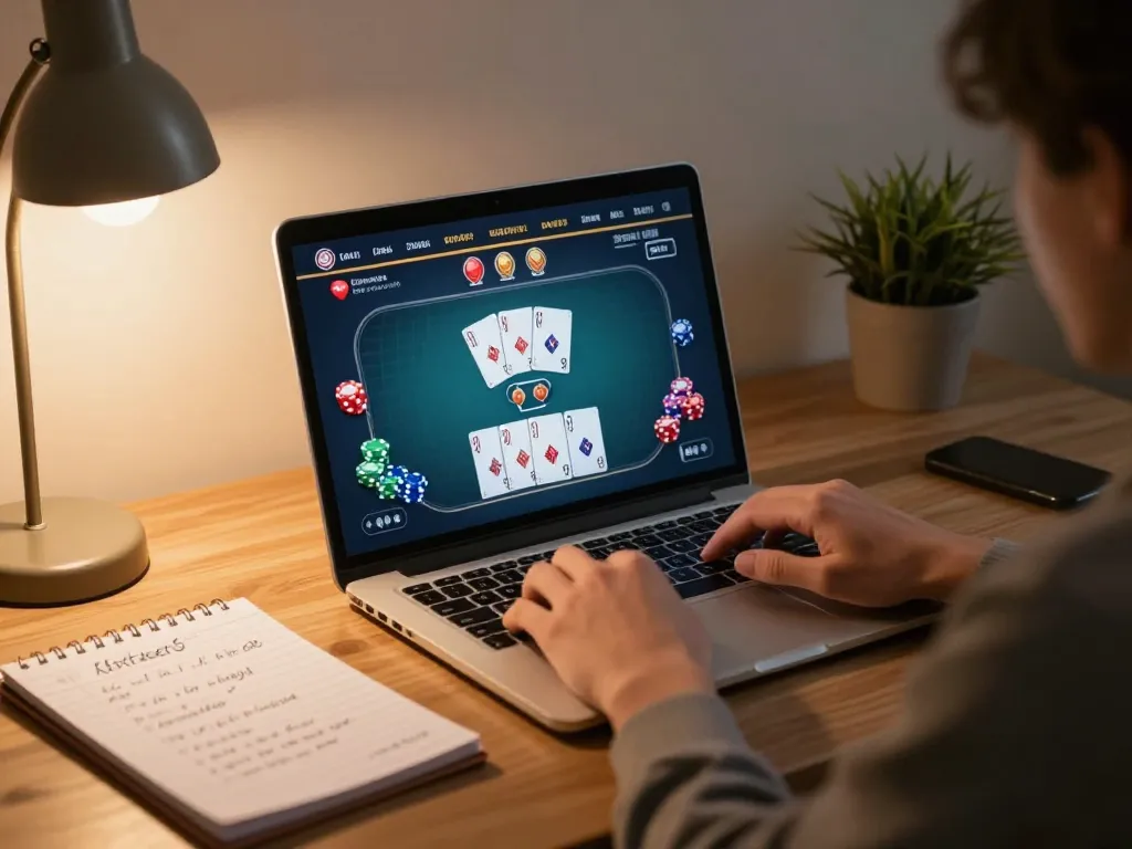 Play poker online at https://uu88.blog/ showcasing exciting gameplay and strategic notes