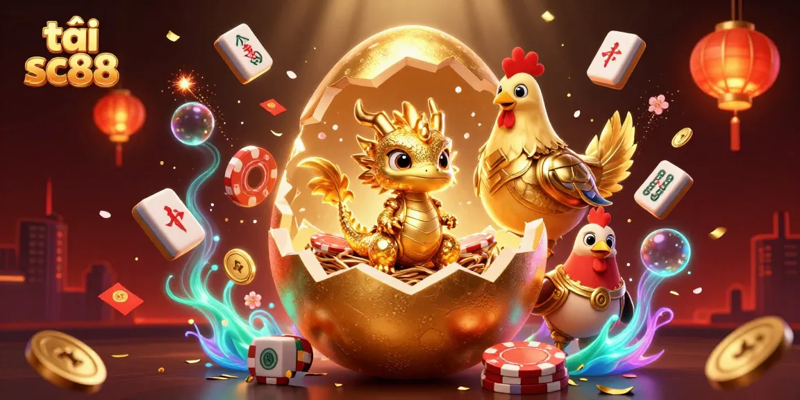 Experience the thrill of tải sc88 with golden treasures and vibrant casino elements.