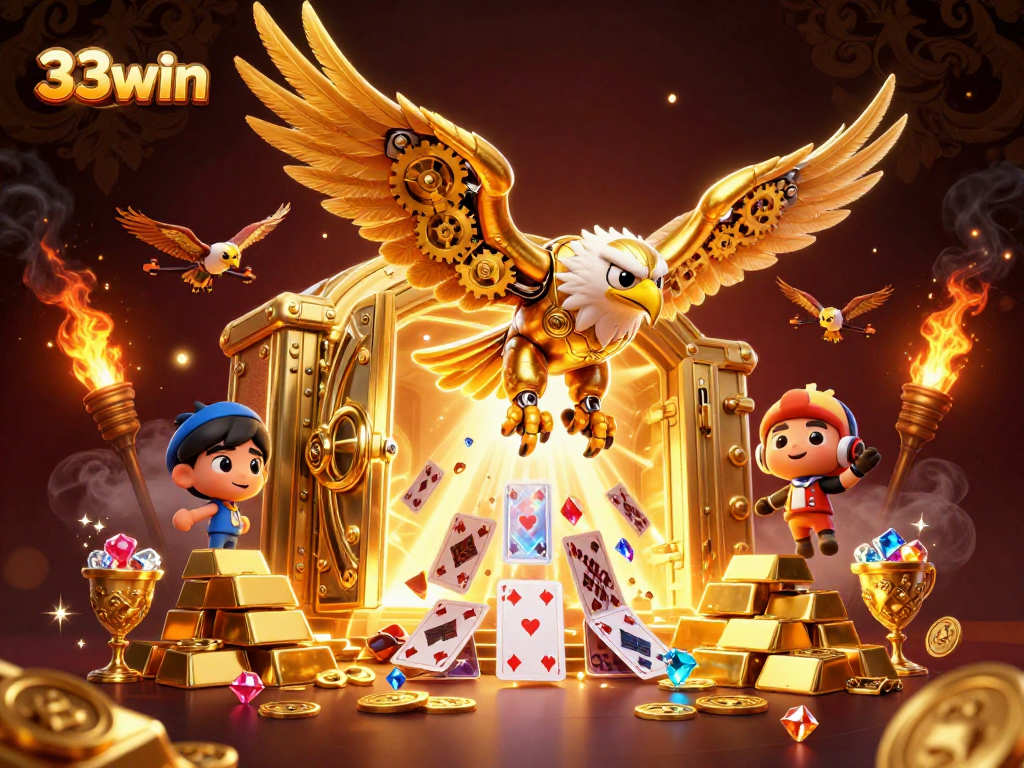 Experience thrilling wins at 33win with golden treasures and dynamic casino elements.