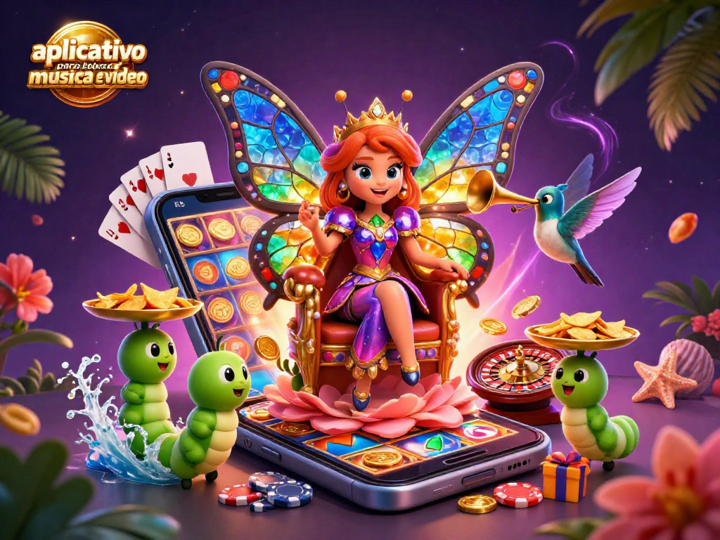 Experience the magic of aplicativo para baixar música e vídeo with dazzling gaming elements and vibrant characters.