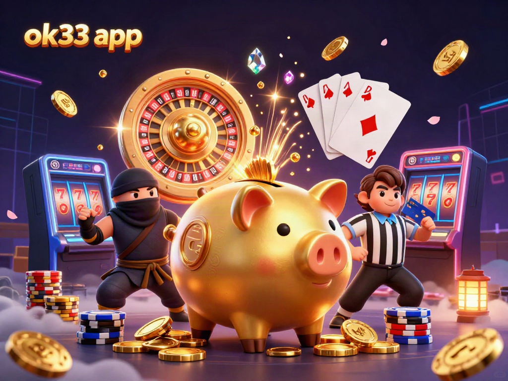 Experience winning gameplay with ok33 app featuring dynamic casino characters and thrilling action