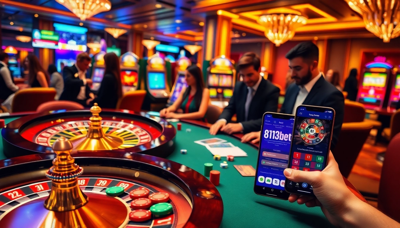 Viva a emoção de jogar na 813bet com jogos de cassino vibrantes e apostas móveis envolventes.