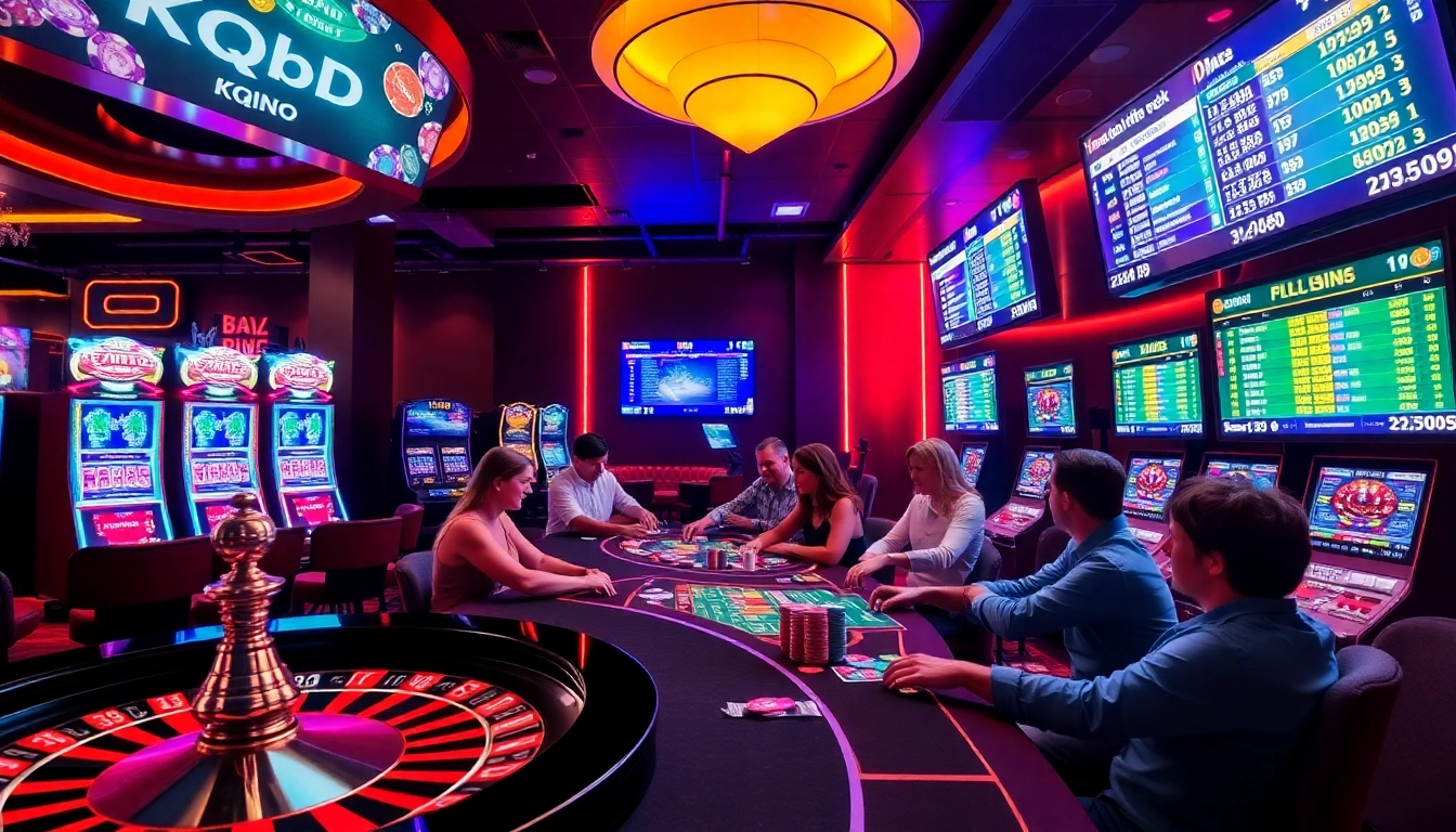 Experience the thrill of betting in an energetic casino with real-time kqbd updates.