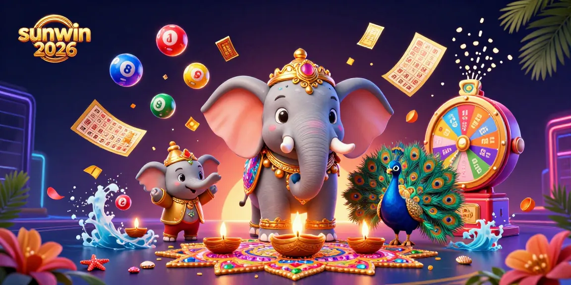 Experience exhilarating gaming at sunwin 2026, featuring vibrant lottery elements and a festive atmosphere.
