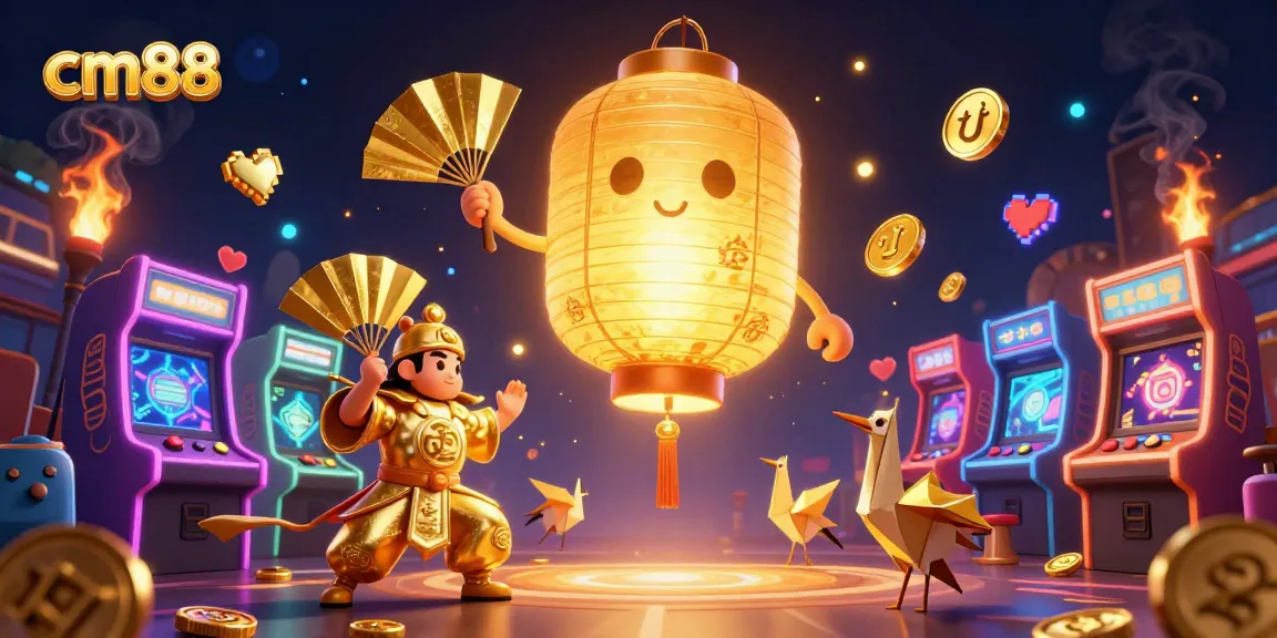 Experience the thrill of cm88 gaming with vibrant characters and dazzling casino elements.