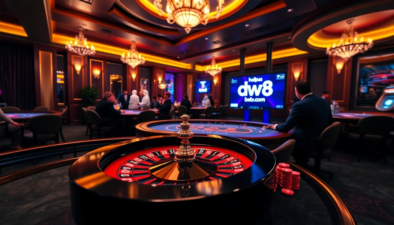Experience the excitement of table games at https://dw8.br.com/, with vibrant activities and luxurious casino elements.