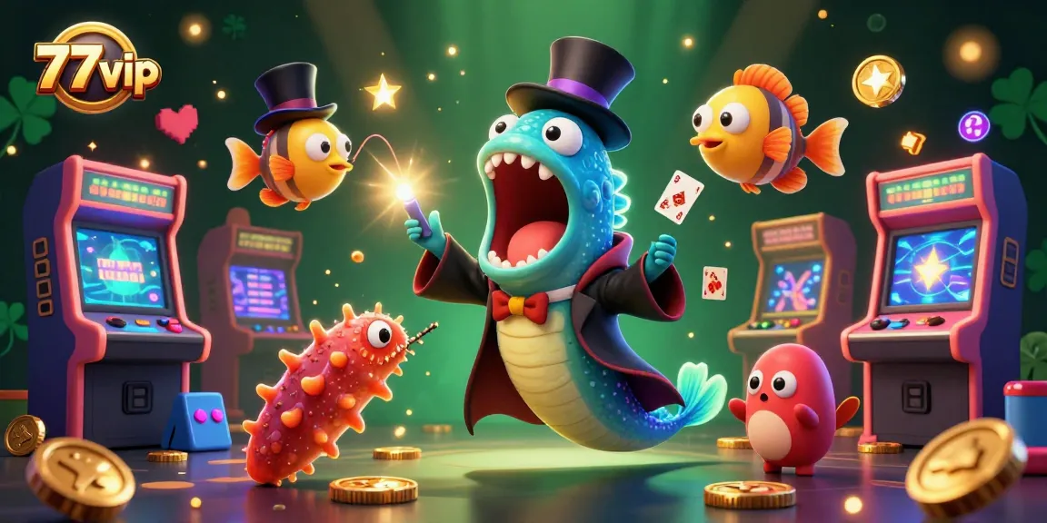 Experience thrilling gameplay and jackpot excitement with 777vip's vibrant 3D casino scene.