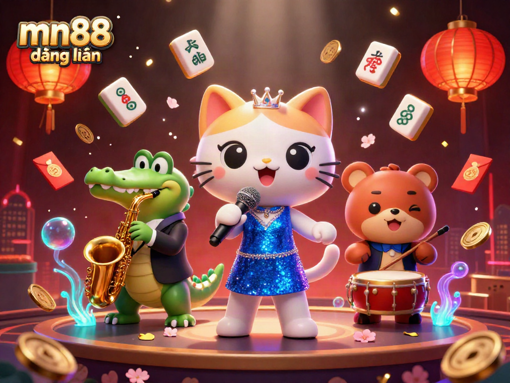 Engage with mn88 đăng nhập to enjoy a vibrant casino experience featuring lively characters and game elements.