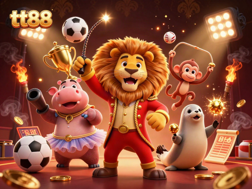Experience thrilling gameplay with tt88, showcasing vibrant characters and energy in a dynamic casino scene.