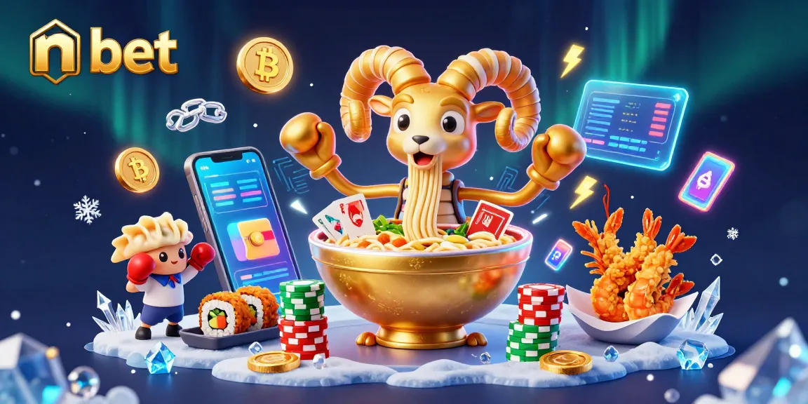 Experience the thrill of n bet with a lively casino scene featuring NFT elements and crypto coins!